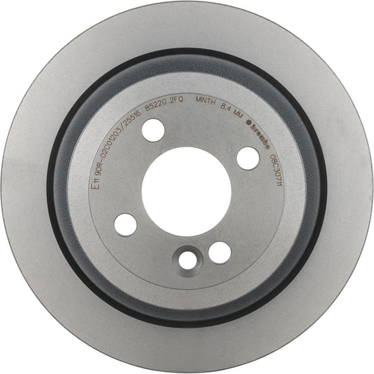 BRE-08.C307.11 - PAR DE DISCOS DE FRENO TRASEROS PARA MINI COOPER ALL BLACK 2011-2011