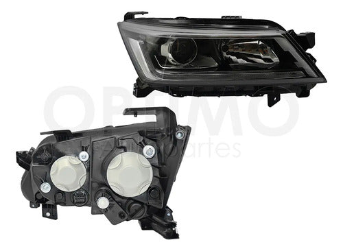 YOKO-FFNC9933 FARO DERECHO PARA CHEVROLET AVEO LT PLUS 2024-2026 F/CROMADO DERECHO/PASAJERO