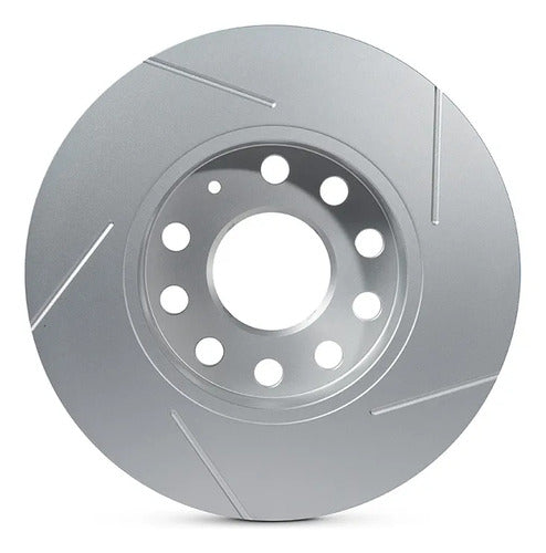PCSA-RDS1488 - PAR DE DISCOS GEOMET TRASEROS PARA VOLKSWAGEN BORA 5 2.5 2006-2010