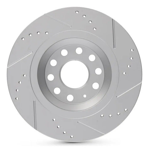 PCSA-DK921407GSD - PAR DE DISCOS TRASEROS PARA AUDI S3 4 2.0 2014-2025 HIPERVENTILADOS