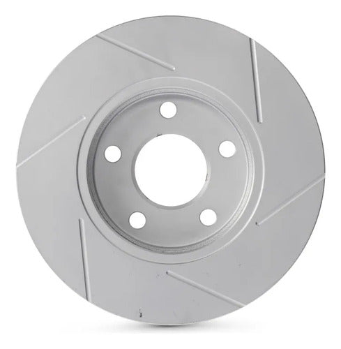 PCSA-DK580244GMS - PAR DE DISCOS GEOMET DELANTEROS PARA PONTIAC G6 4 2.4 2005-2008