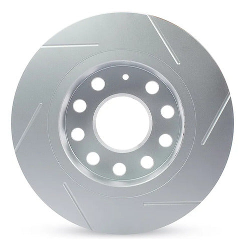 PCSA-DK28034GS - PAR DE DISCOS TRASEROS PARA VOLKSWAGEN JETTA 4 2.0 2010-2018 SOLIDOS