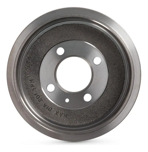 PCSA-DK28011TTS - PAR DE TAMBORES TRASEROS PARA VOLKSWAGEN DERBY 4 1.8 1995-1999