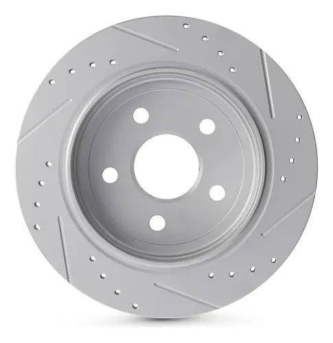 PCSA-DK05117GSD - PAR DE DISCOS TRASEROS PARA DODGE DURANGO 8 5.7 2011-2018 HIPERVENTILADOS