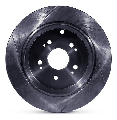 PCSA-RDS1712 - PAR DE DISCOS TRASEROS PARA HONDA CR-V 4 2.4 2005-2008 SOLIDOS