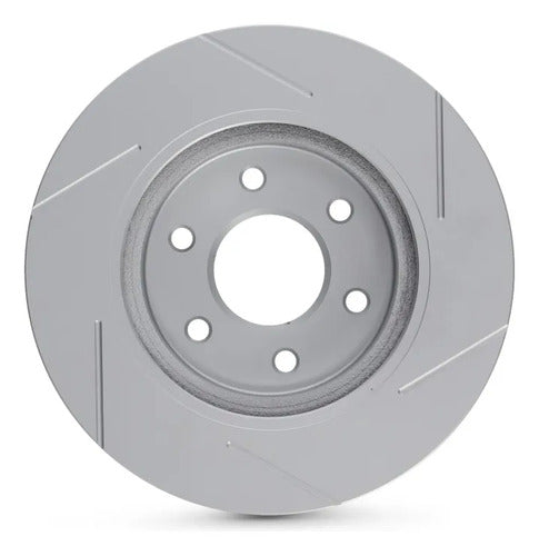 PCSA-DK922858GMS - PAR DE DISCOS GEOMET DELANTEROS PARA NISSAN NP300 FRONTIER 6 3.8 2016-2025