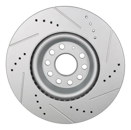 PCSA-DK922298GSD - PAR DE DISCOS DELANTEROS PARA AUDI S3 4 2.0 2014-2025 HIPERVENTILADOS