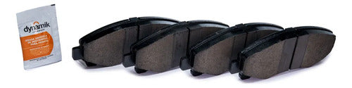 CSA-DNK8208D1102CK - BALATAS DELANTERAS PARA HONDA RIDGELINE 6 3.5 2006-2011 CERAMICAS