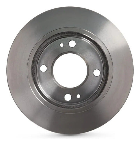 PCSA-DK19016STH - PAR DE DISCOS DELANTEROS PARA MITSUBISHI MIRAGE 3 1.2 2014-2016 SOLIDOS