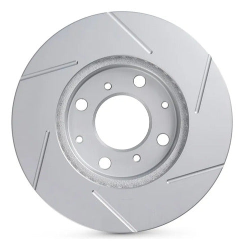 PCSA-DK10003GMS - PAR DE DISCOS GEOMET DELANTEROS PARA HONDA CIVIC 4 1.5 1988-2004