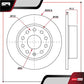 Par De Discos Traseros Solidos Para Seat Leon 1.4l 2008-2020