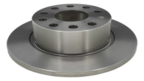 Par De Discos Traseros Solidos Para Seat Leon 1.4l 2008-2020