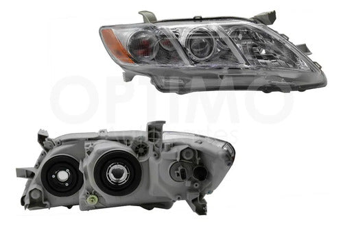 YOKO-FFNT0101 FARO DERECHO PARA TOYOTA CAMRY LE 2007-2009 FONDO CROMADO DERECHO/PASAJERO