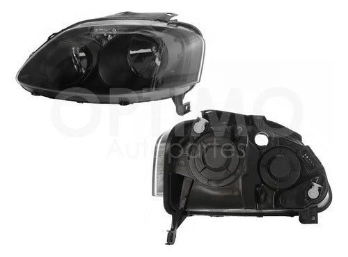 YOKO-FFNV2004 FARO IZQUIERDO PARA VOLKSWAGEN CROSSFOX 2007-2009 FOND NEGRO IZQUIERDO/CONDUCTOR