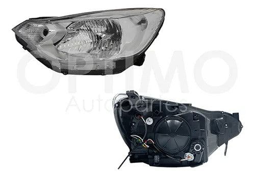 YOKO-FFNC9912 FARO IZQUIERDO PARA CHEVROLET AVEO 2018-2023 FONDO CROMADO IZQUIERDO/CONDUCTOR