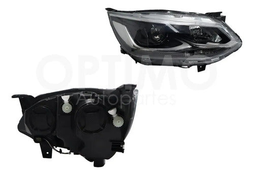 YOKO-FFNC0521 FARO DERECHO PARA CHEVROLET ONIX 2020-2025 FONDO CROMADO DERECHO/PASAJERO