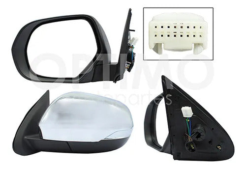 YOKO-AERS1312 ESPEJO IZQUIERDO ELECTRICO PARA MITSUBISHI L200 2020-2024
