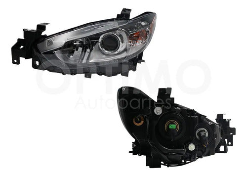 YOKO-FFNZ0302 FARO IZQUIERDO PARA MAZDA MAZDA 6 2014-2018 FONDO NEGRO IZQUIERDO/CONDUCTOR