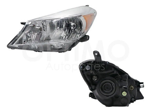 YOKO-FFNT0312 FARO IZQUIERDO PARA TOYOTA YARIS 2012-2014 FONDO CROMADO IZQUIERDO/CONDUCTOR