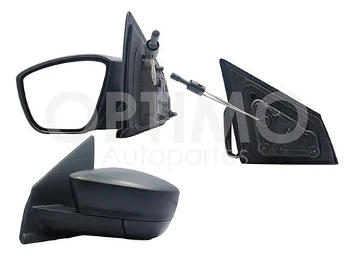 YOKO-AERF0702 ESPEJO IZQUIERDO MANUAL PARA FORD FIGO 2016-2018