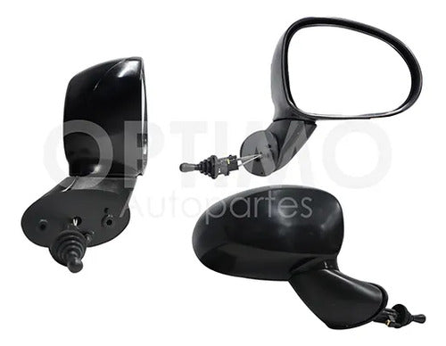 YOKO-AENG0111 ESPEJO DERECHO MANUAL PARA CHEVROLET MATIZ G2 2006-2015