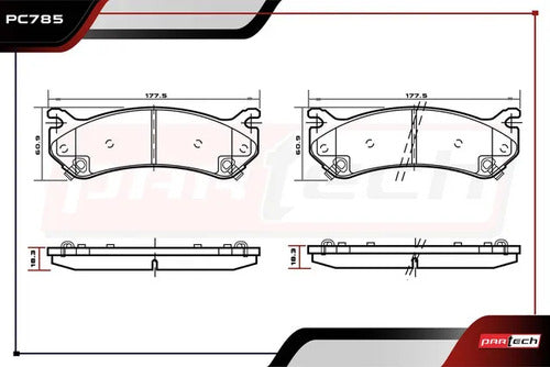 Balatas Para Cadillac Escalade 2002-2006 V8 5.3l Delanteras