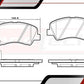 Balatas Para Dodge Attitude 2012-2014 L4 1.4l Delanteras
