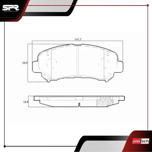 Balatas Para Nissan Maxima 2009-2019 V6 3.5l Delanteras