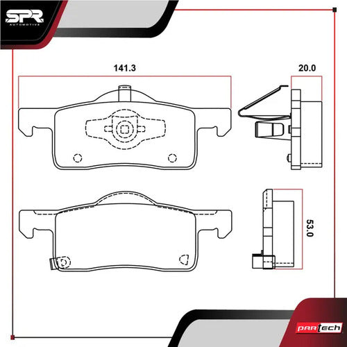 Balatas Para Ford Expedition 2003-2006 V8 4.6l Traseras