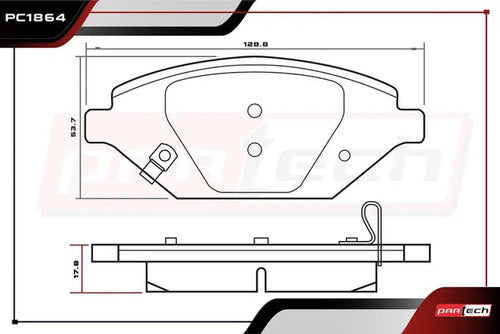 Balatas Para Chevrolet Spark 2016-2021 L4 1.4l Delanteras