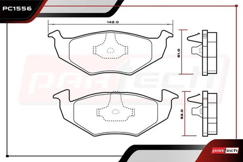 Balatas Para Volkswagen Gol 2017-2020 L4 1.6l Delanteras