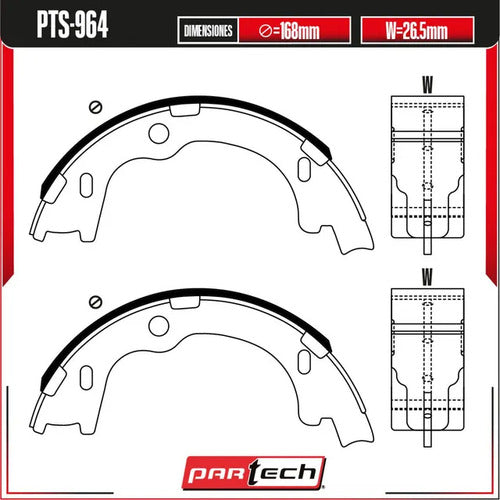 Zapatas Para Hyundai Elantra 2011-2015 L4 1.8l