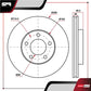 Par De Discos Nissan X-trail 2002-2007 L4 2.5l Delanteros