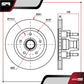 Par De Discos Ford Ranger 1995-1997 L4 2.3l Delanteros