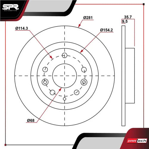 Par De Discos Solido Mazda Cx-3 2016-2025 L4 2.0l Traseros