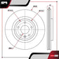 Par De Discos Ford Explorer 2012-2015 L4 2.0l Delanteros