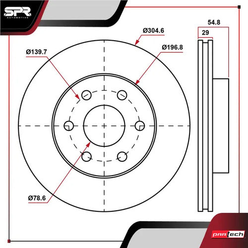 Par De Discos Chevrolet Astro 2003-2005 V6 4.3l Delanteros