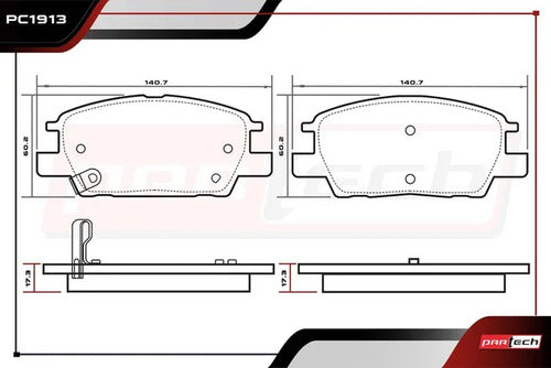 Balatas Para Chevrolet Equinox 2018-2019 L4 1.6l Delanteras
