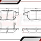Balatas Para Ceramicas Jac Sei 2 2019-2022 L4 1.5l Traseras