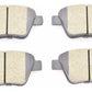 Balatas Para Volkswagen Beetle 2013-2015 L4 2.0l Traseras