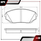 Balatas Ceramicas Mazda Cx-7 2007-2012 L4 2.3l Delanteras