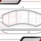 Balatas Ceramicas Dodge Dakota 2005-2011 V6 3.7l Delanteras