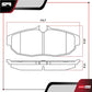 Balatas Ceramicas Ford Mustang 2006-2010 V8 4.6l Traseras