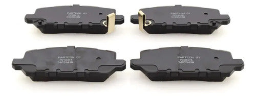 Balatas Para Ceramicas Honda Cr-z 2013-2015 L4 1.5l Traseras