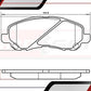 Balatas Para Chrysler Sebring 2001-2010 L4 2.4l Delanteras