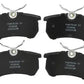 Balatas Ceramicas Ford Fiesta 2014-2019 L4 1.6l Traseras