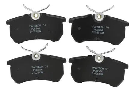 Balatas Ceramicas Ford Fiesta 2014-2019 L4 1.6l Traseras