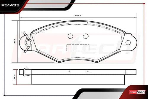 Balatas Para Peugeot 206 2001-2009 L4 1.6l Delanteras