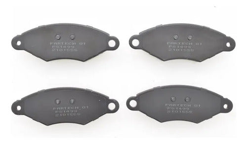 Balatas Para Peugeot 206 2001-2009 L4 1.6l Delanteras