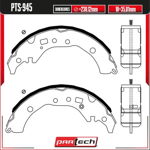 Zapatas Semimetalicas Scion Iq 2013-2013 Traseras